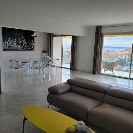 Superbe Vue Panoramique 아파트 칸느