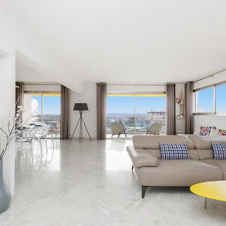 アパート Superbe Appartement A Cannes Vue Mer Panoramique 