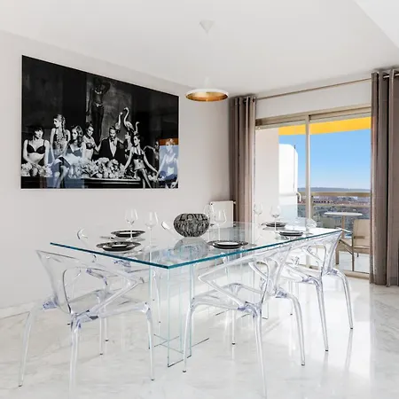 アパート Superbe Appartement A Cannes Vue Mer Panoramique 